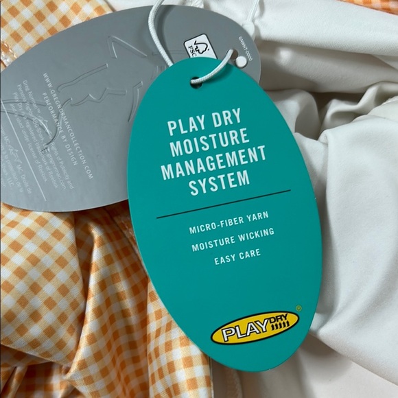 NWT Greg Norman Gingham Checkered Skort Golf Pickleball Skort Size Medium - Picture 4 of 12